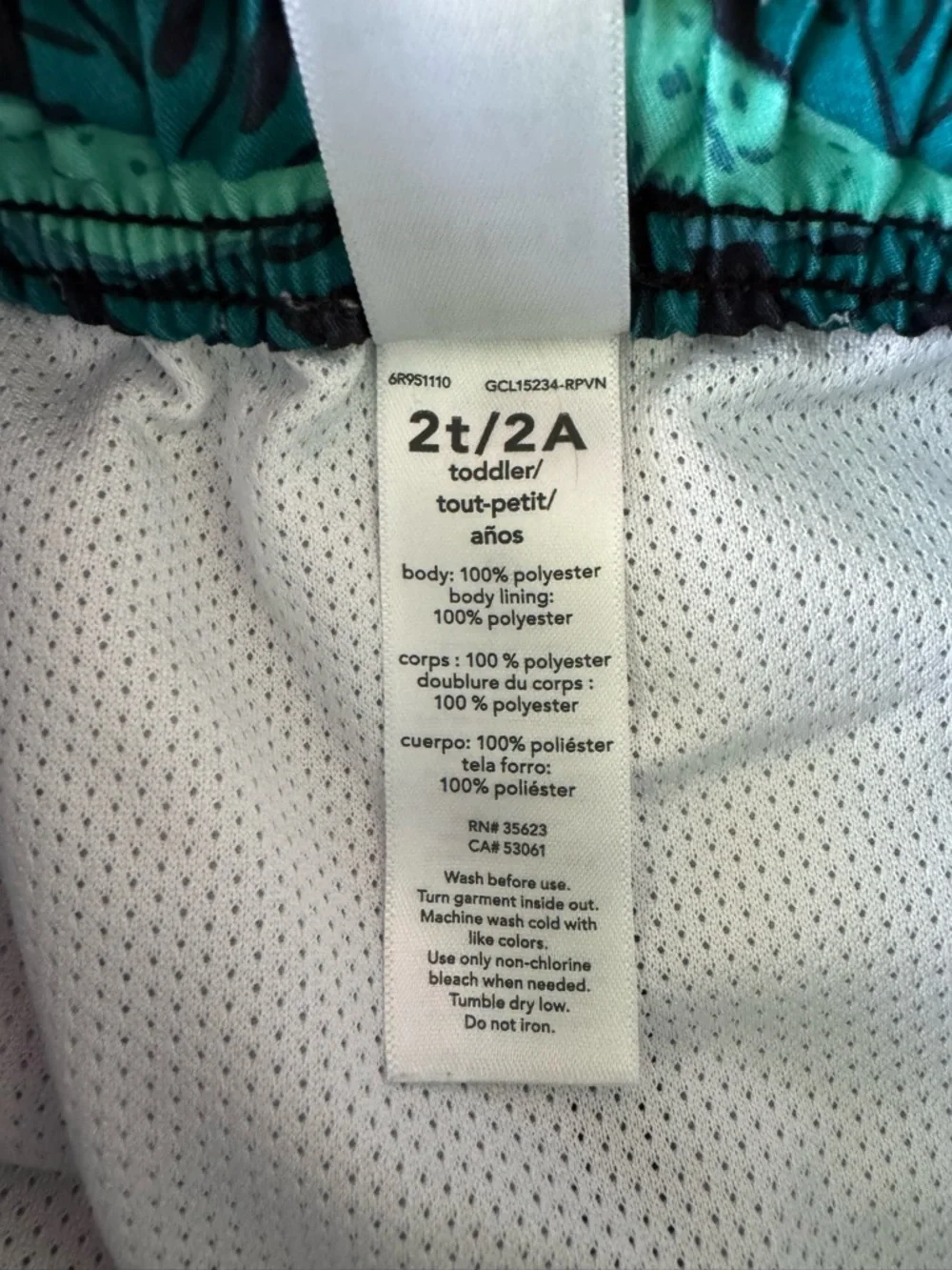 Bundle Lot of 2 Swim Shorts/Trunks Size 2T + 24 Months